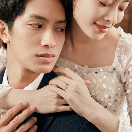 Saturday Blessing Platinum Diamond Ring Proposal Diamond Ring Birthday Gift W0210508 About 10 minutes No. 13