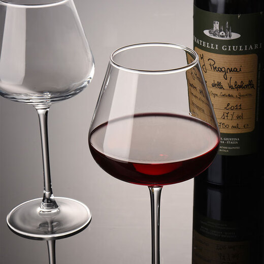 CLITON红酒杯高脚杯 家用玻璃杯葡萄酒杯勃艮第酒杯酒具套装2只装