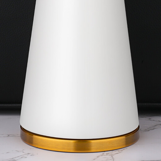 宅品（home taste）北欧床头柜台灯轻奢床头装饰台灯卧室床头灯家用简约现代高端触摸 【哑白】 按钮开关+单一亮度 暖光 5W