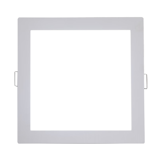 灯维方形老款厨卫灯卡扣暗装嵌入式LED厨房阳台浴室卫生间吸顶开孔17 18w白光外径24.3开孔22X22 cm