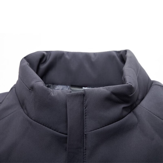 啄木鸟（TUCANO）羽绒服男士冬季商务休闲短款立领保暖防寒男装羽绒外套 黑色 XL