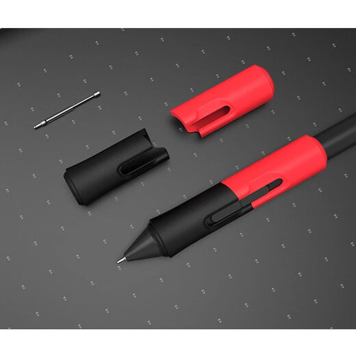 Huguan (WACOM) Soporte de lápiz digital CTL472/672/4100/6100/690 Pen a la presión pintada a mano Conjunto de bolígrafo negro de dos piezas (10 reemplazo de recarga) 0x0cm