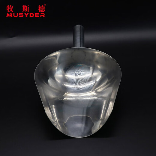 Mushide stainless steel feed shovel plus large feed spoon 16-inch farm feeding shovel bucket feeding spoon is shipped after disinfection