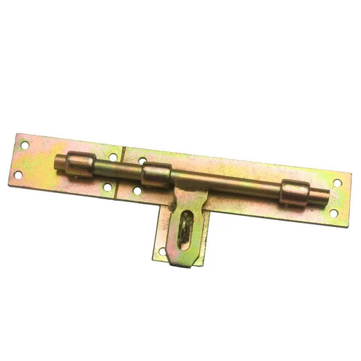 Gongtu large iron door bolt door bolt large welded fire door old-fashioned door bolt special iron door buckle lock bolt 6-inch new two-way universal door bolt
