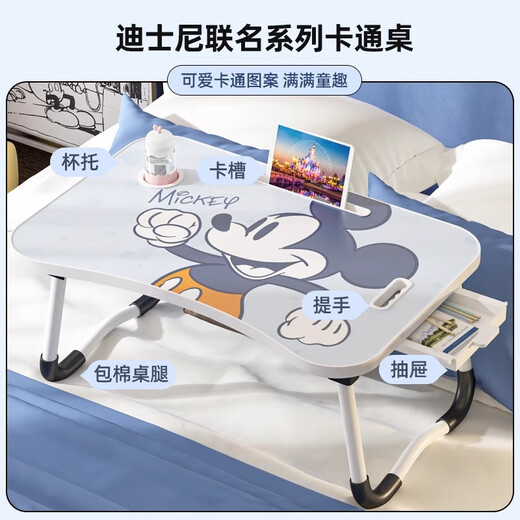 Student quarter bed small table foldable dormitory laptop table student upper bunk bedroom cartoon writing study desk Kurome flat style