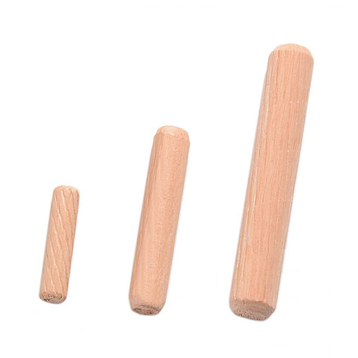 Jinggong national standard round wood tenon, twill, straight grain, cork, wooden rod, wooden dowel, wooden figurine, furniture connecting piece, wooden dowel 10*50 (50 pcs)