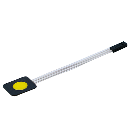 Throwing stones membrane key switch tact switch display microcontroller expansion keyboard DIY accessories suitable for arduino development board 1 key-yellow 5 boxes