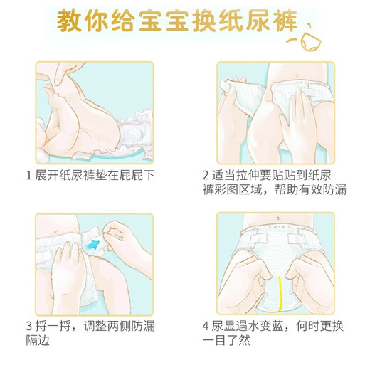 Pampers (Pampers) Japan imported first-class children's baby diapers pull-up pants newborn unisex diapers diapers for premature infants 3S (-3kg) 36 pieces