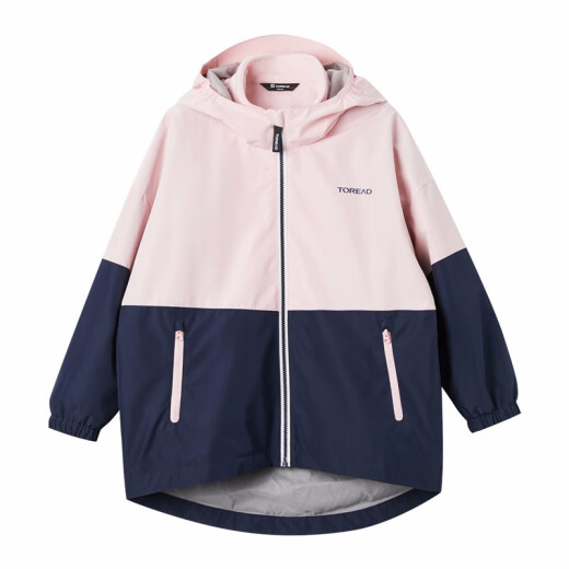 Pathfinder (TOREAD) official flagship store children's clothing for girls, middle and large children autumn and winter fleece warm jackets and jackets QAWI94146-AC3C cherry blossom pink/space blue 165