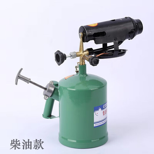 Gasoline blowtorch, good flame gun, high temperature baking and heating spray gun, portable small household gasoline and diesel blowtorch, burning pig hair (the product cannot be returned or exchanged once used) 1.5L gasoline blowtorch (complete set)