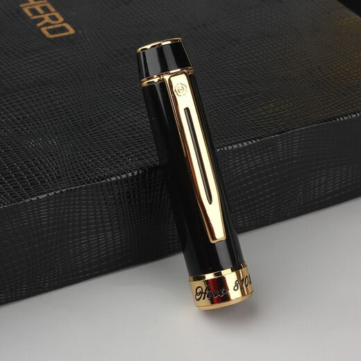 HERO Fountain Pen Eagle Series Pen Holder Set Office Decoration Business Office Men's High-end Signature Writing Graduation Father's Day Gift Gift Ink Pen Eagle Gift Box Black No Engraving & Order Straight Delivery