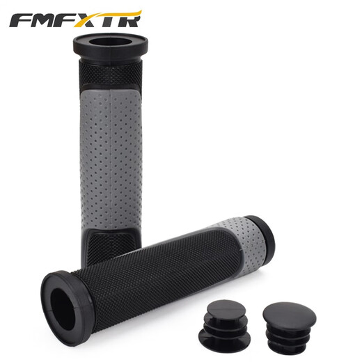 Fmfxtr bicycle handlebar cover mountain bike rubber horn auxiliary handlebar bicycle handlebar cover accessories handlebar cover cycling handlebar two-way rubber soft handlebar cover 1 pair with handle plug