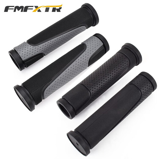 Fmfxtr bicycle handlebar cover mountain bike rubber horn auxiliary handlebar bicycle handlebar cover accessories handlebar cover cycling handlebar two-way rubber soft handlebar cover 1 pair with handle plug