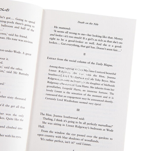 阿加莎畅销三部曲 东方快车谋杀案 无人生还 尼罗河的惨案 英文原版 经典悬疑推理小说