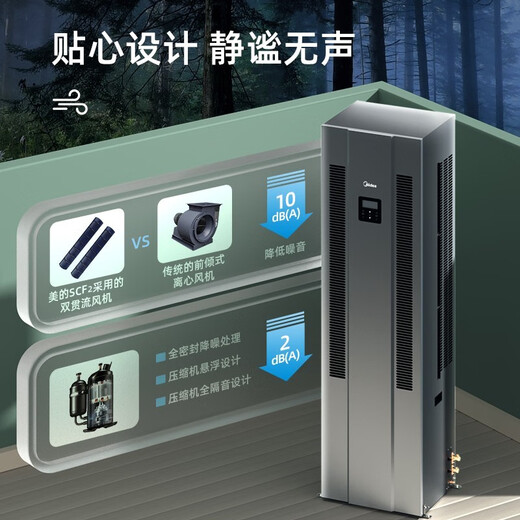 Midea 5 HP precision air conditioning machine room special cabinet base station 380V constant temperature single cooling 24H operation MAV013WT1N20-Mi package 4 meters copper pipe installation OCC