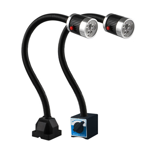 Led machine tool work light 24v punch milling machine lighting 36V lathe light 220V magnet magnetic industrial desk lamp 9W 220V tube length 500mm strong magnetic base