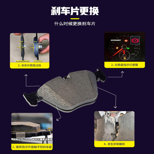 Tamington TEXTAR brake pad rear pad 2521411 is suitable for Audi A6L