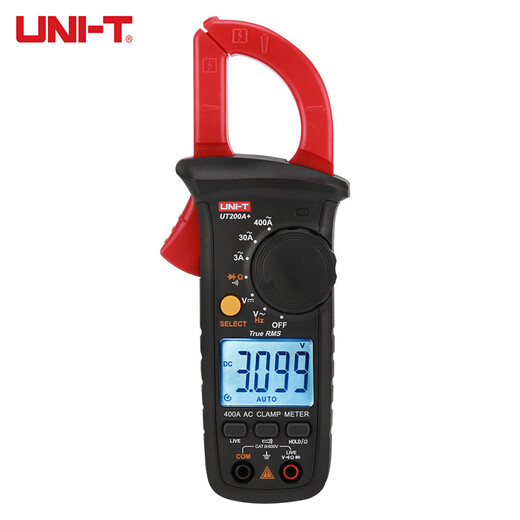 Uni-T True RMS Clamp Meter Home Intelligent Burn-proof High-Precision Clamp Meter Voltage Current Resistor UT200A+