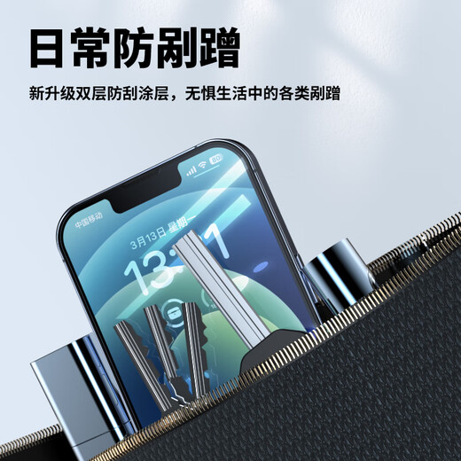 Langke Special Offer 2-piece Pack Apple 12/12pro Tempered Film iPhone 12/12pro Mobile Phone Film Borderless Full Screen Cover HD Glass Anti-fall Ultra-Thin Protective Film