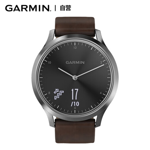 GARMIN smart watch vivomoveHR elegant black smart notification health pointer hidden touch screen classic version belt large size