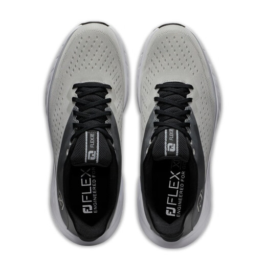 FootJoy golf shoes men's lightweight FJFLEXXP series waterproof cushioning nailless golf sports non-slip shoes 56281 gray 41