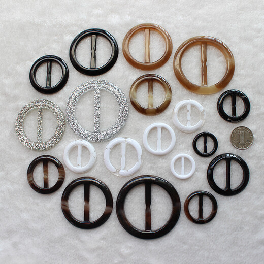 Corner buttons, silk scarf buttons, plum blossom buttons, T-shirt buttons, scarf round buttons, decorative buckles, belt buckles, brooch buttons, No. 2 white