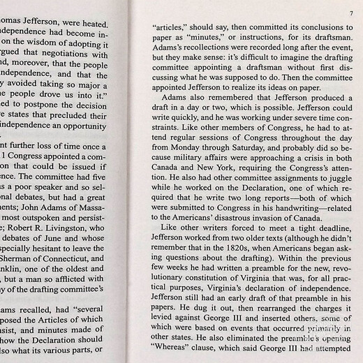 独立宣言与美国宪法 英文原版  The Declaration of Independence