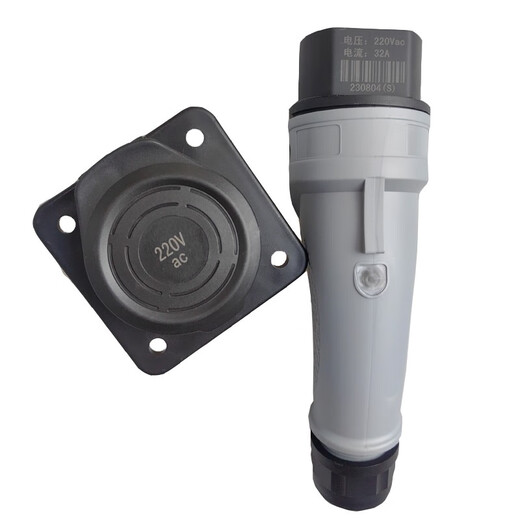 YEEDA Y-60 charging gun head line socket four-wheel electric vehicle male and female head 220V AC charging gun with 10 meters cable