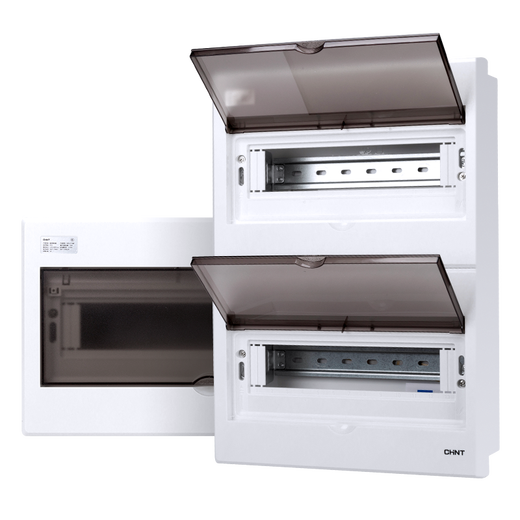 Chint (CHNT) distribution box household strong current box concealed electrical box box surface-mounted electrical box CHNT electrical box NEX5C series 40 circuits (concealed, double row)