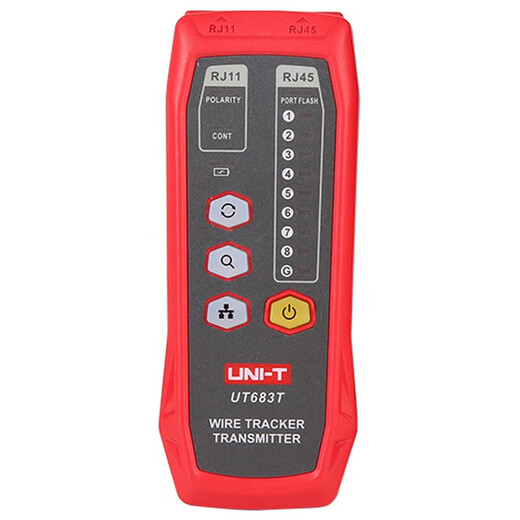 
UNI-T network wire hunter anti-interference strong power grid wire patrol network tester electrician telephone wire searcher UT683KIT with port flashing function