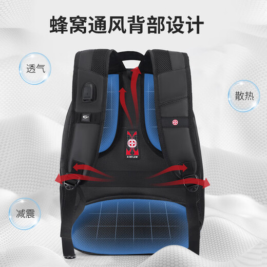 CROSSGEAR Swiss Army Knife Backpack Male and Female Student School Bag Travel Large Capacity 15.6-inch Laptop Backpack