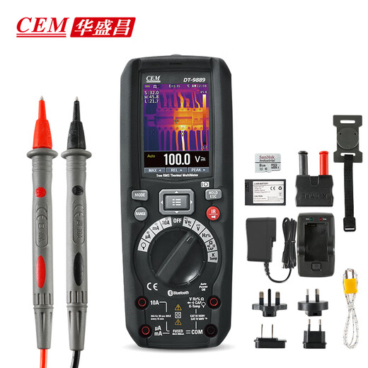 华盛昌（CEM）DT-9889专业智能热像仪万用表真有效值红外热成像仪二合一数字万能表高精度工业级