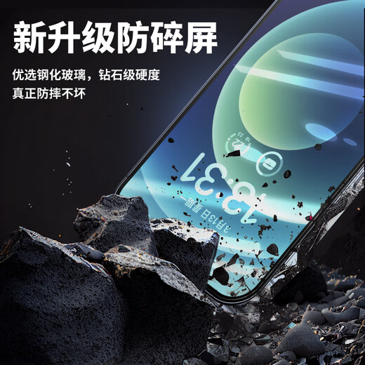 Langke Special Offer 2-piece Pack Apple 12/12pro Tempered Film iPhone 12/12pro Mobile Phone Film Borderless Full Screen Cover HD Glass Anti-fall Ultra-Thin Protective Film