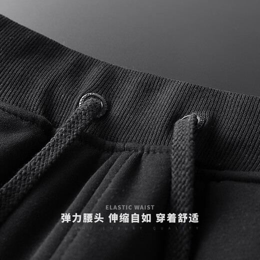 Guxing (Guxing) Herrenherbst- und Winterstil plus Samthosen Straight Casual Hosen Löser Winter außerhalb warmes Hosen Baumwollgestrickte lange Hose 6623 Winterstil -Hanfgrau (superweicher Samt verbessert) 4xl/195