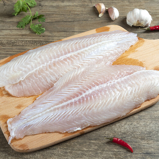 Fresh Jingcai frozen Vietnamese pangasius fillet (peeled) net weight 3Jin Jin is equal to 0.5kg American standard BAP certified fish seafood light food