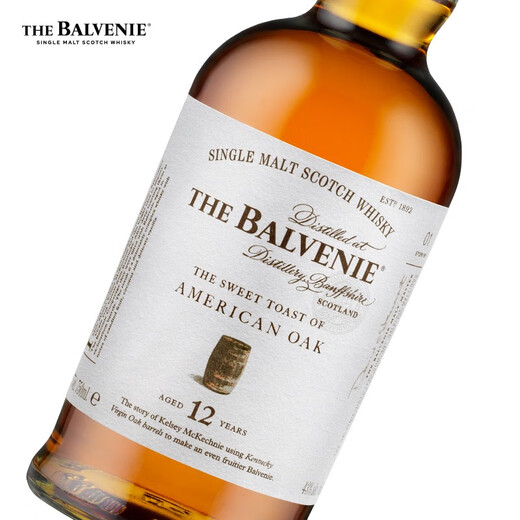 苏格兰百富（The Balvenie）故事系列12年单一麦芽威士忌洋酒礼盒700ml