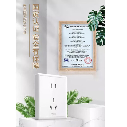 Shantou Lincun bull socket switch panel five-hole socket type 86 10A positive 5-hole G07z223 two-three plug wall switch