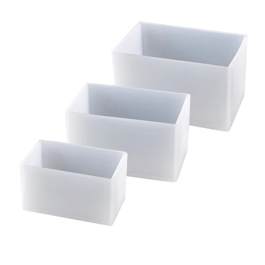 Indigo crystal glue mold rectangular to make insect specimens epoxy resin ab amber handmade DIY material three-dimensional No. 03 10cm rectangular silicone mold