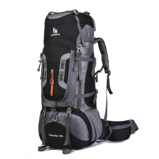 Vanaheimr 75L large-capacity mountaineering bag camping camping hiking multi-external backpack waterproof wear-resistant travel bag black 80L large bag