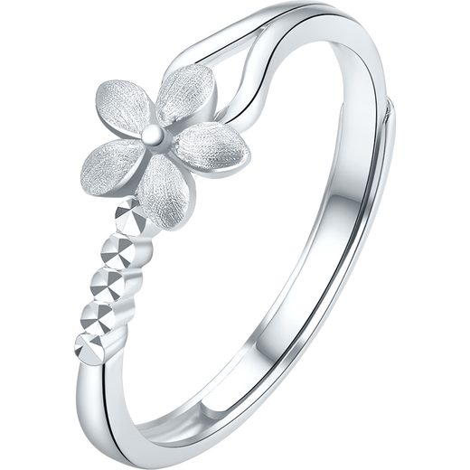 Saturday Fortune PT950 Fashionable Platinum Ring Women's Love Birthday Gift PT013140 No. 12 About 2.92g