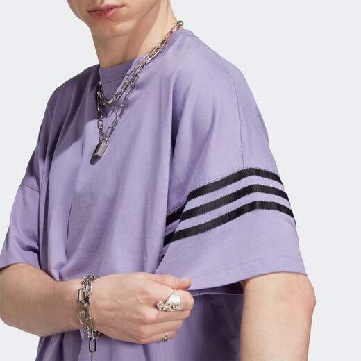 阿迪达斯 （adidas）三叶草男装 新款运动休闲印花圆领短袖T恤 HM7998 HR3291 XL