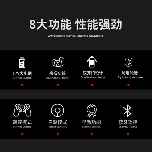 萨玛特宝马mini儿童电动车汽车可坐人电瓶车可遥控自驾儿童节生日礼物 米白 遥控+摇摆+升级软座