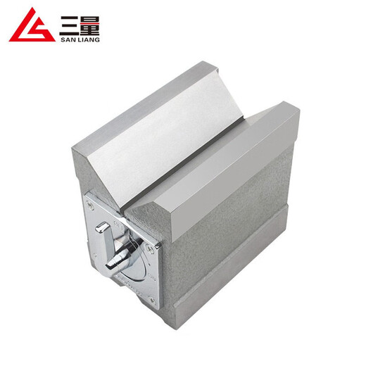 Three-quantity precision V-shaped magnetic watch base, strong switch-type magnet magnetic watch base, strong magnetic magnet base JD173 strong magnetic V-shaped magnetic base 12K