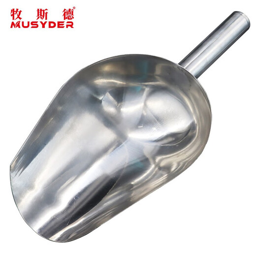 Mushide stainless steel feed shovel plus large feed spoon 16-inch farm feeding shovel bucket feeding spoon is shipped after disinfection