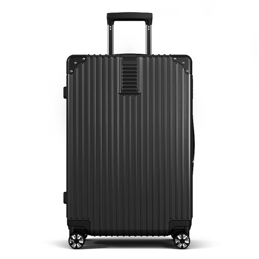 SOO suitcase men's universal wheel trolley case wear-resistant and anti-fall 26 inches A330 suitcase password box women's business black