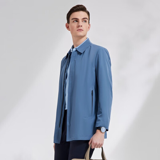 Youngor windbreaker men's spring young men's business casual single windbreaker VYDF424975HQA gray 180/100A