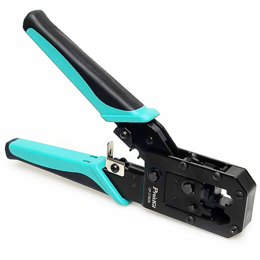 Baogong (Pro sKit) network cable pliers Internet phone crystal head crimping pliers 6P/8P household labor-saving ratchet stripping fitter CP-376CN
