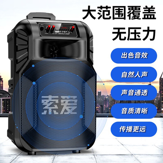 Sony Ericsson F21 12-inch high-power subwoofer square dance speaker mobile outdoor Bluetooth trolley speaker portable amplifier 12-inch subwoofer (without microphone)