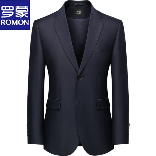 ROMON Haute Couture Suit Men's Handsome Slim Groom Wedding Dress Formal Light Luxury Suit Three-piece Light Apricot Three-piece Suit XL