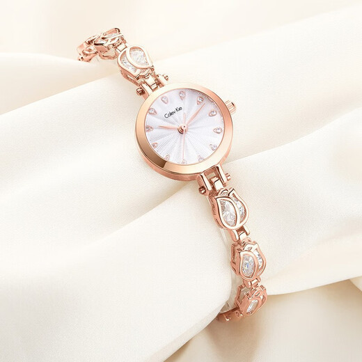 Colevkie birthday gift for girls, thoughtful, high-end and practical gift for girlfriend, wife, best friend, niche exquisite wedding anniversary, rose diamond (gift box + bracelet + necklace)